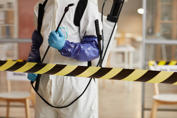 Professional Biohazard Cleanup technician working in Bastrop, TX
